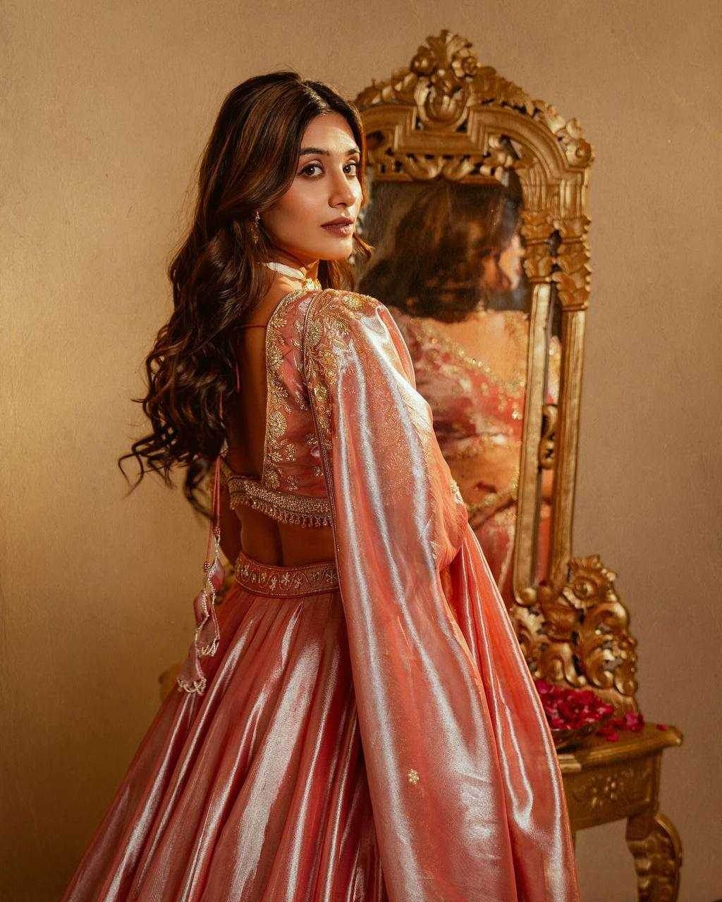 Tissue Silk Designer Traditional Lehenga - MYLUXURY LANE ENTERPRISE